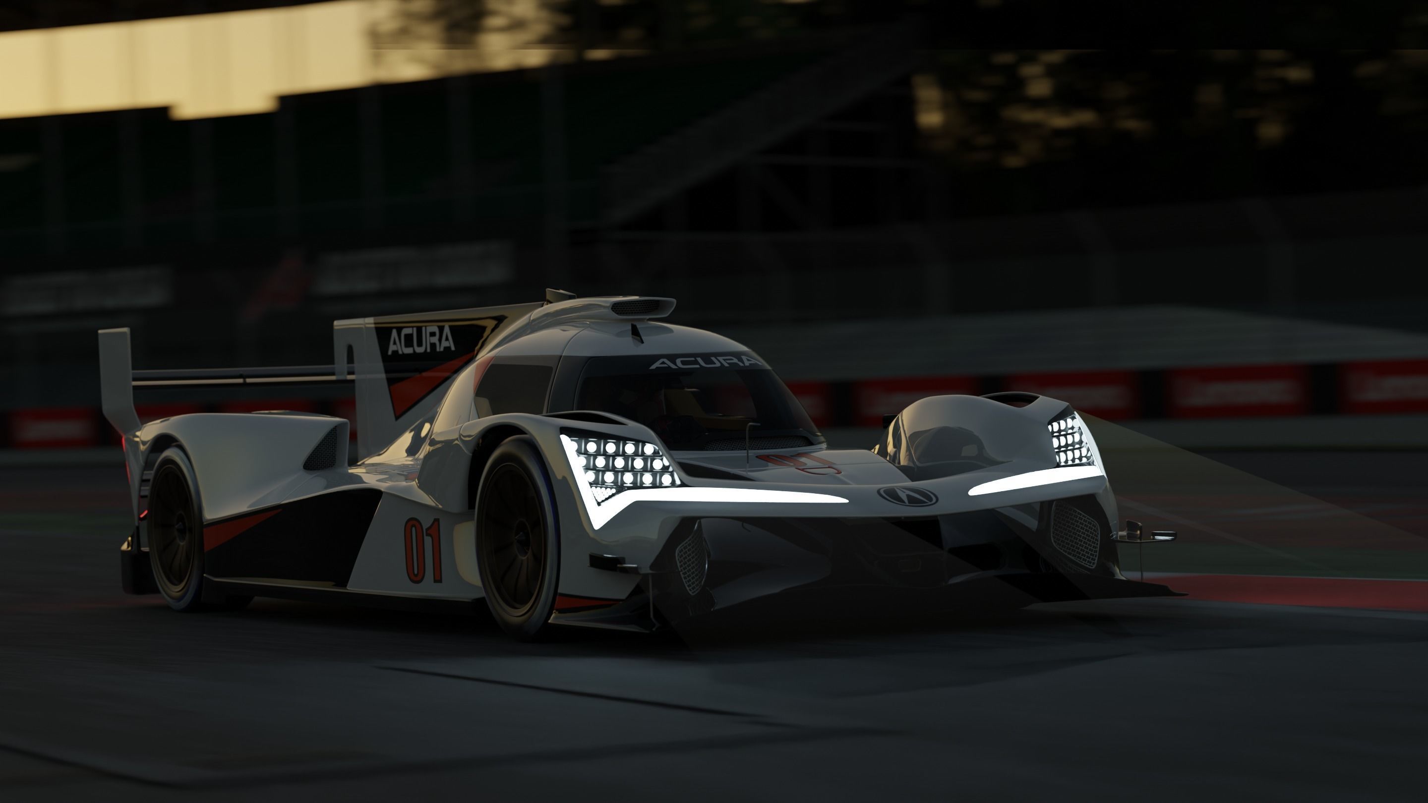 LMDh Acura - ARX-06 3D model_2