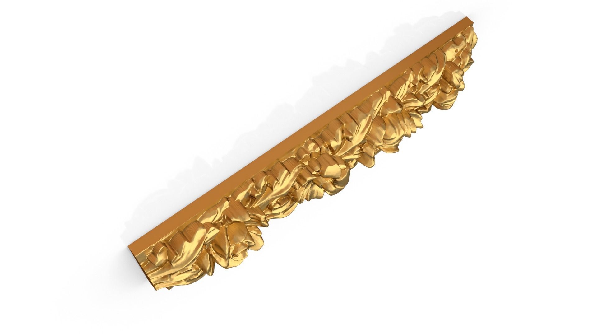 Classic carved decor ornament 352 3D model_5