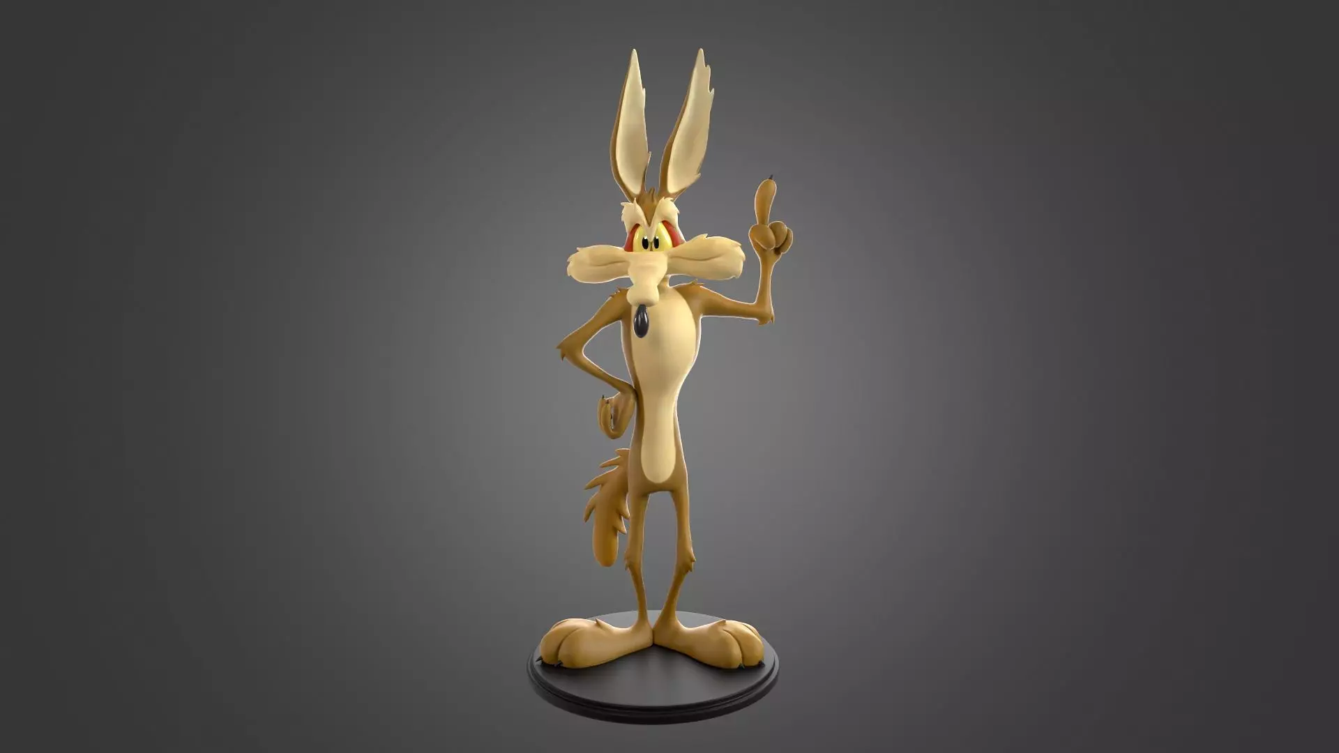 Wile E Coyote for printing 3D print model