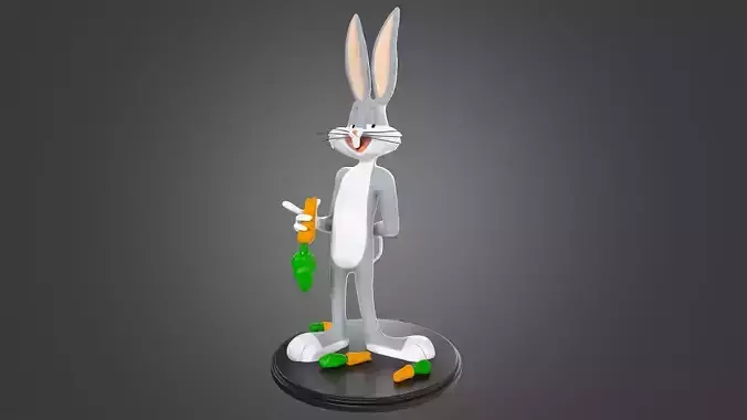 Bugs Bunny for printing 3D print model