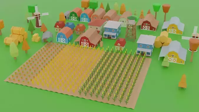 Cartoon Farm - Simple Assets
