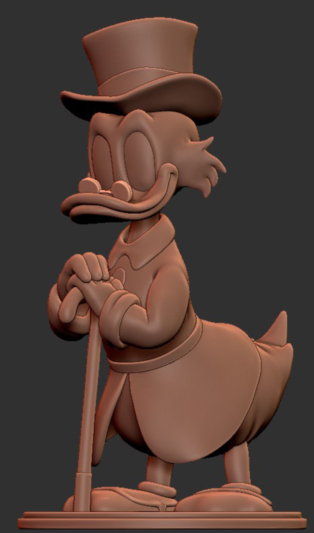 Scrooge Mc Duck for printing 3D print model_13