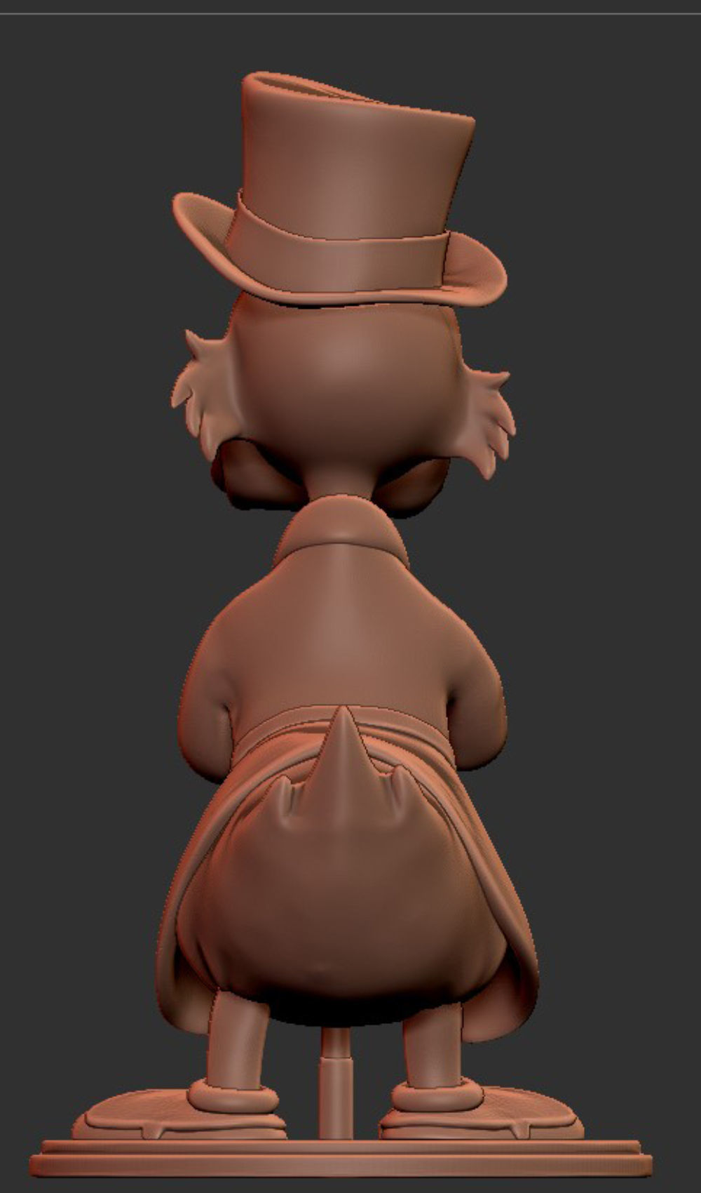 Scrooge Mc Duck for printing 3D print model_10