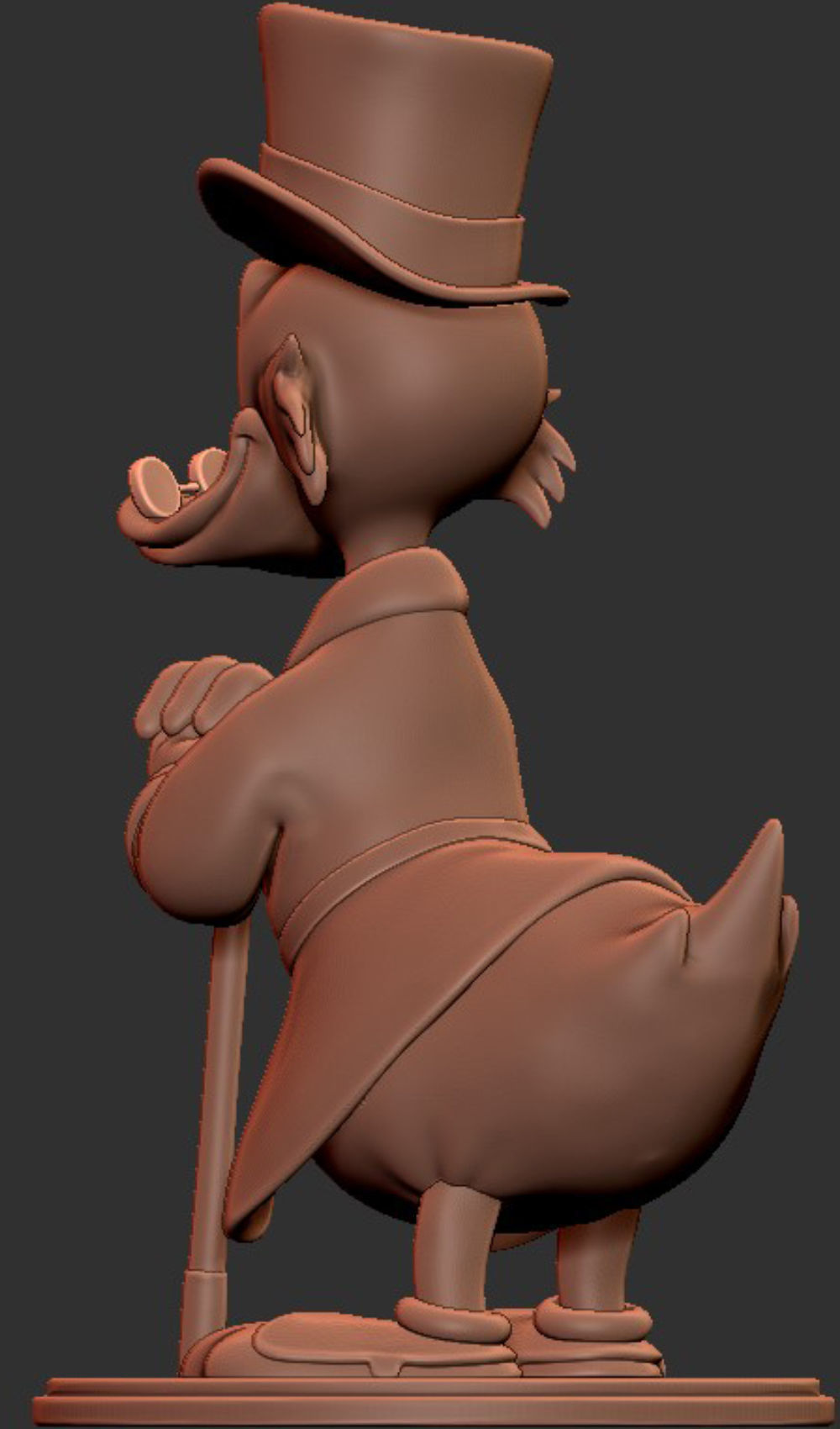 Scrooge Mc Duck for printing 3D print model_11
