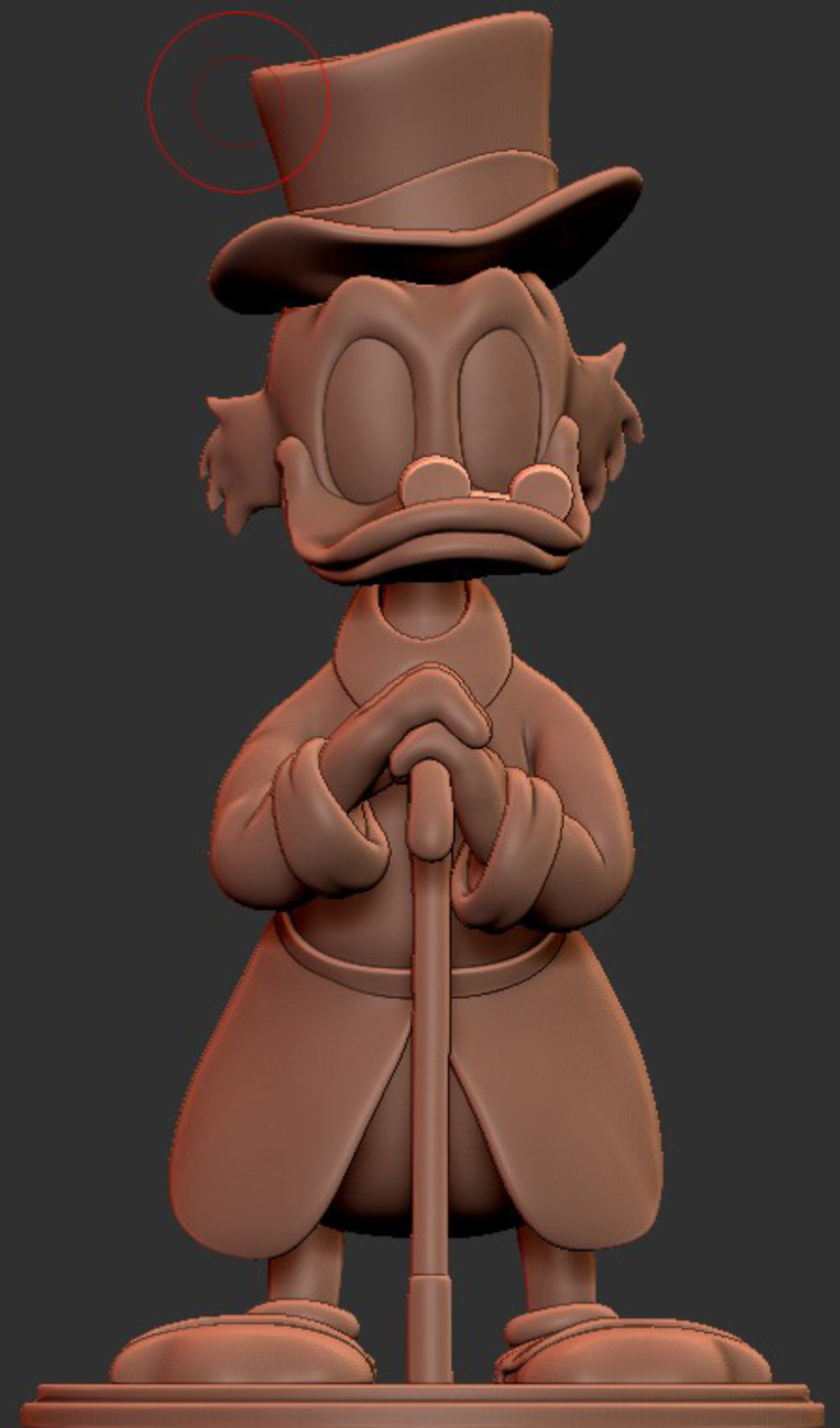 Scrooge Mc Duck for printing 3D print model_6