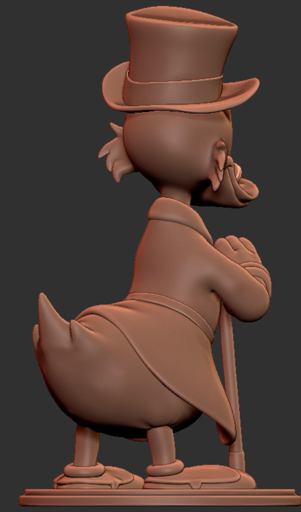 Scrooge Mc Duck for printing 3D print model_9