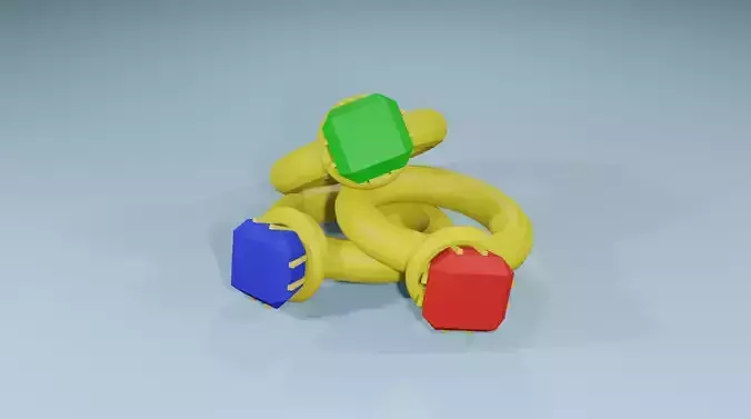 rings with gamstones