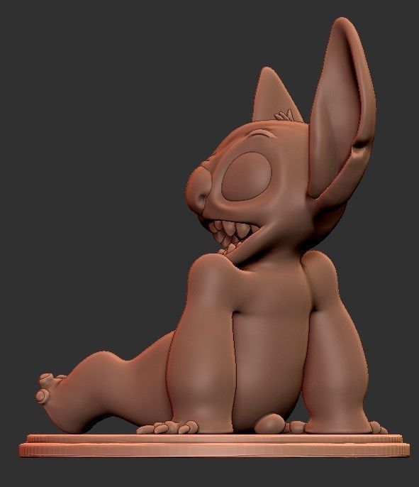 Stitch 3D print model_9