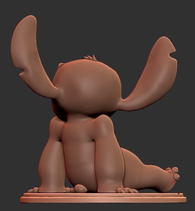 Stitch 3D print model_7