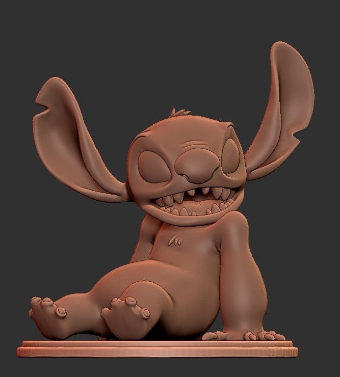 Stitch 3D print model_4