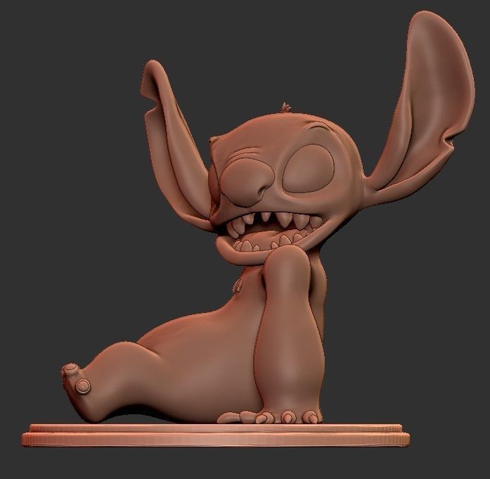 Stitch 3D print model_10