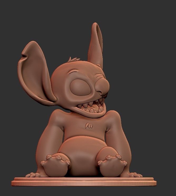 Stitch 3D print model_3
