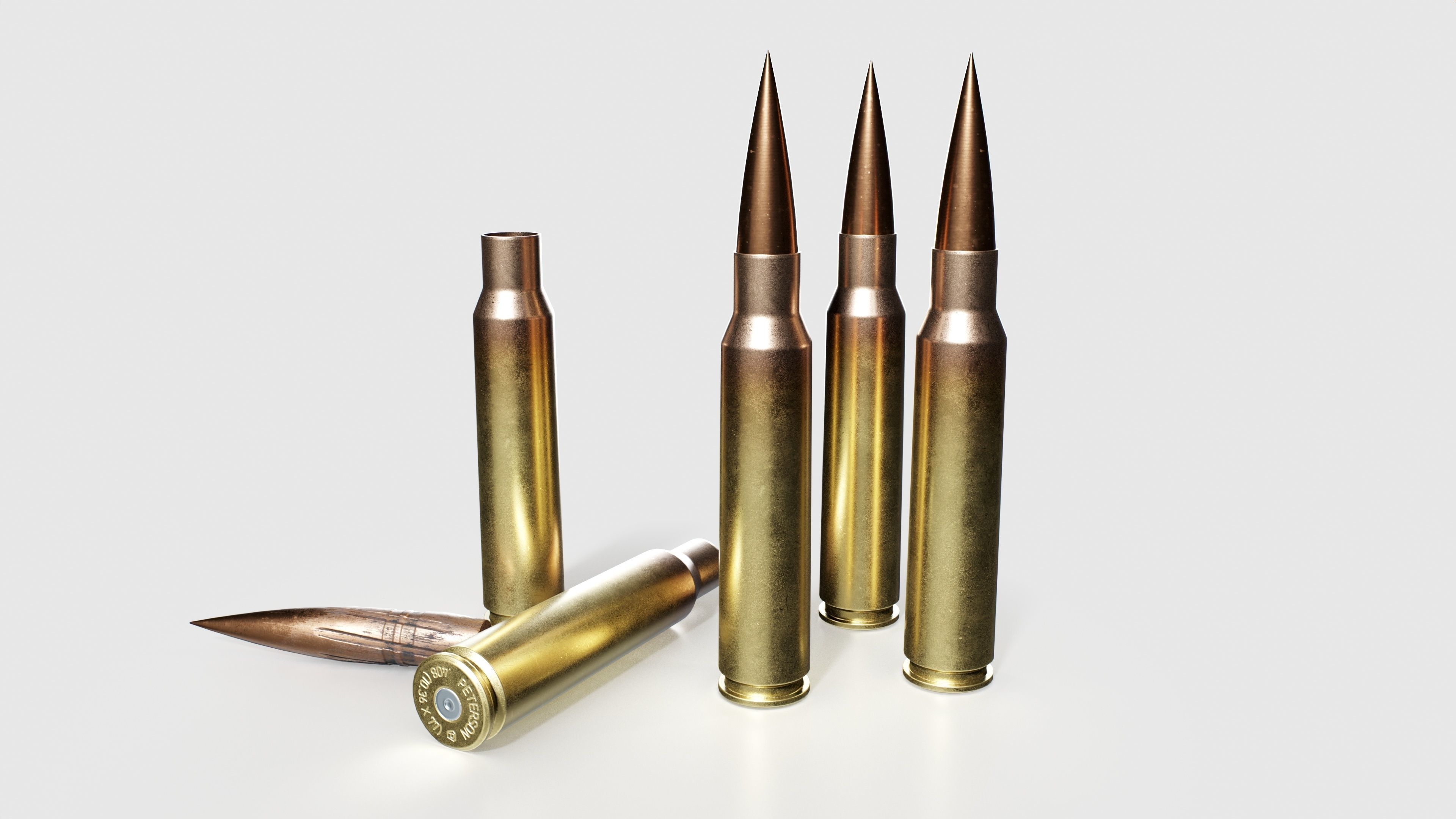 CheyTac M200 Intervention Sniper Rifle Low-poly 3D model_40