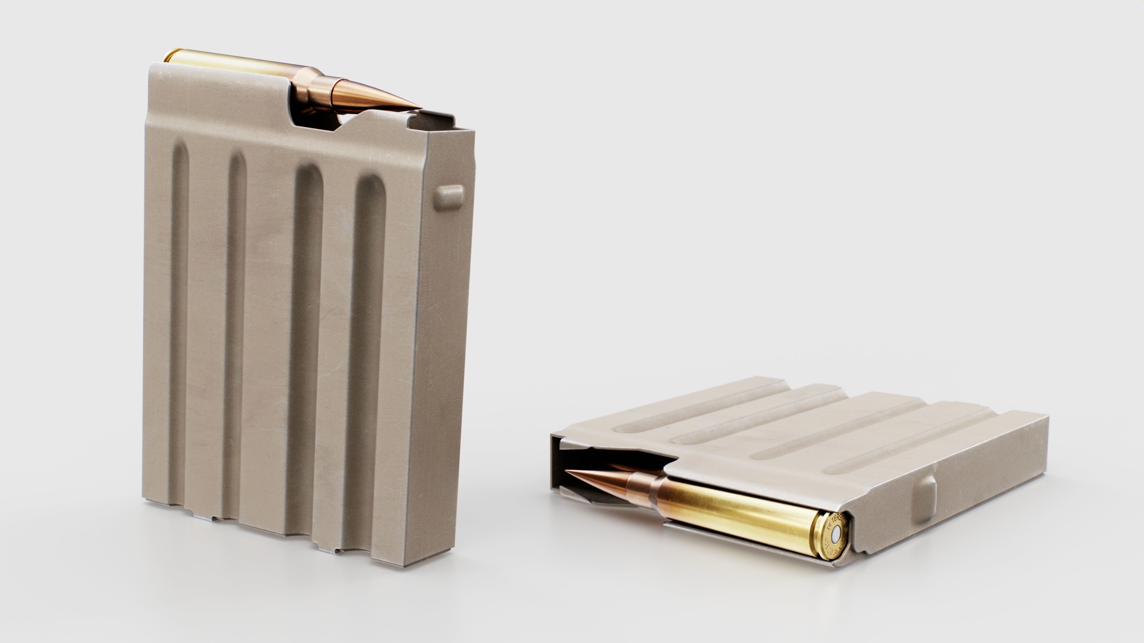 CheyTac M200 Intervention Sniper Rifle Low-poly 3D model_31