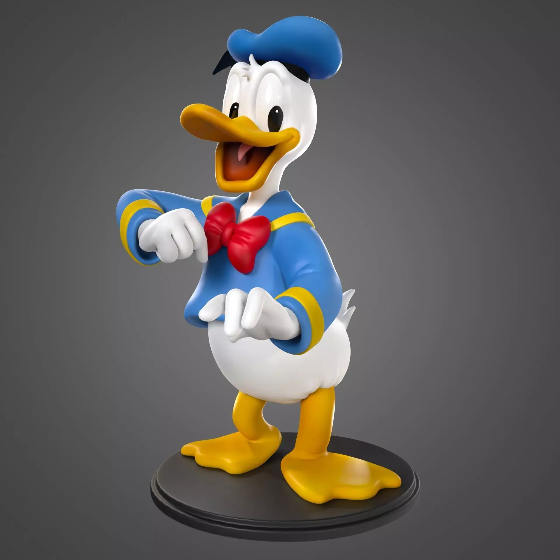 Donald Duck for printing 3D print model_0