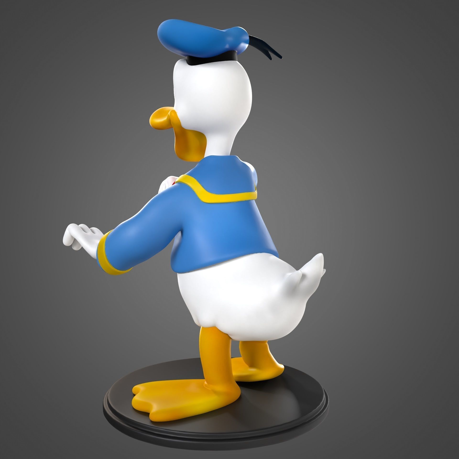 Donald Duck for printing 3D print model_2