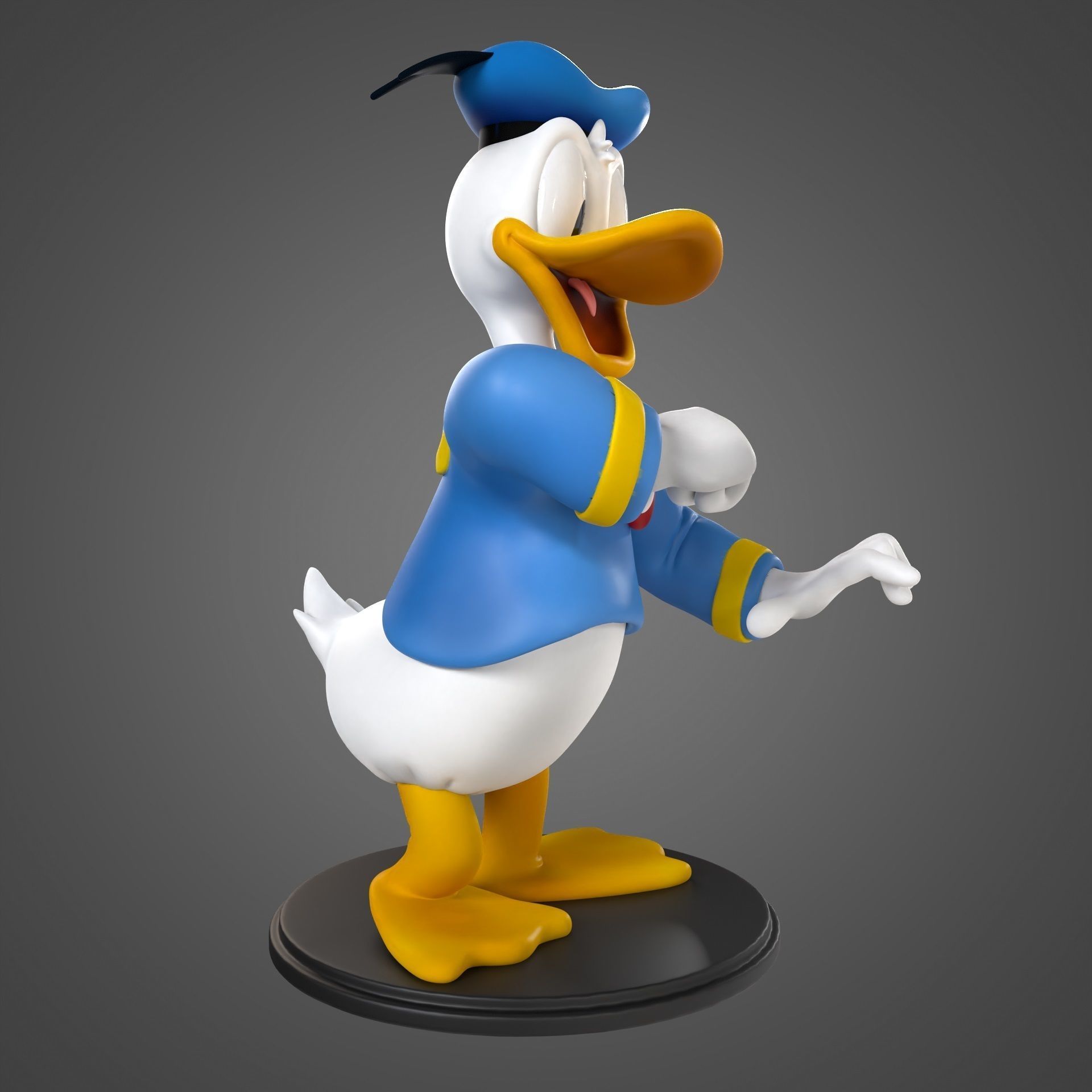 Donald Duck for printing 3D print model_3