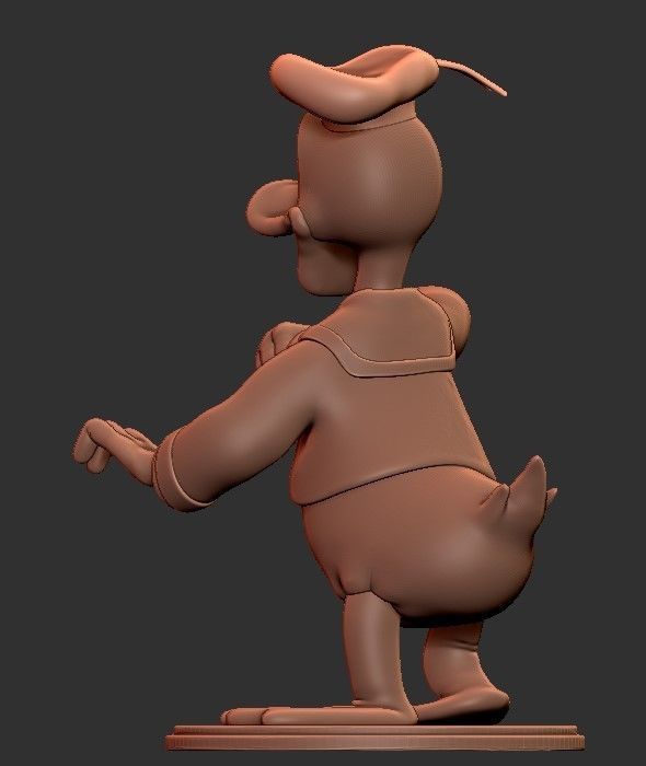 Donald Duck for printing 3D print model_9