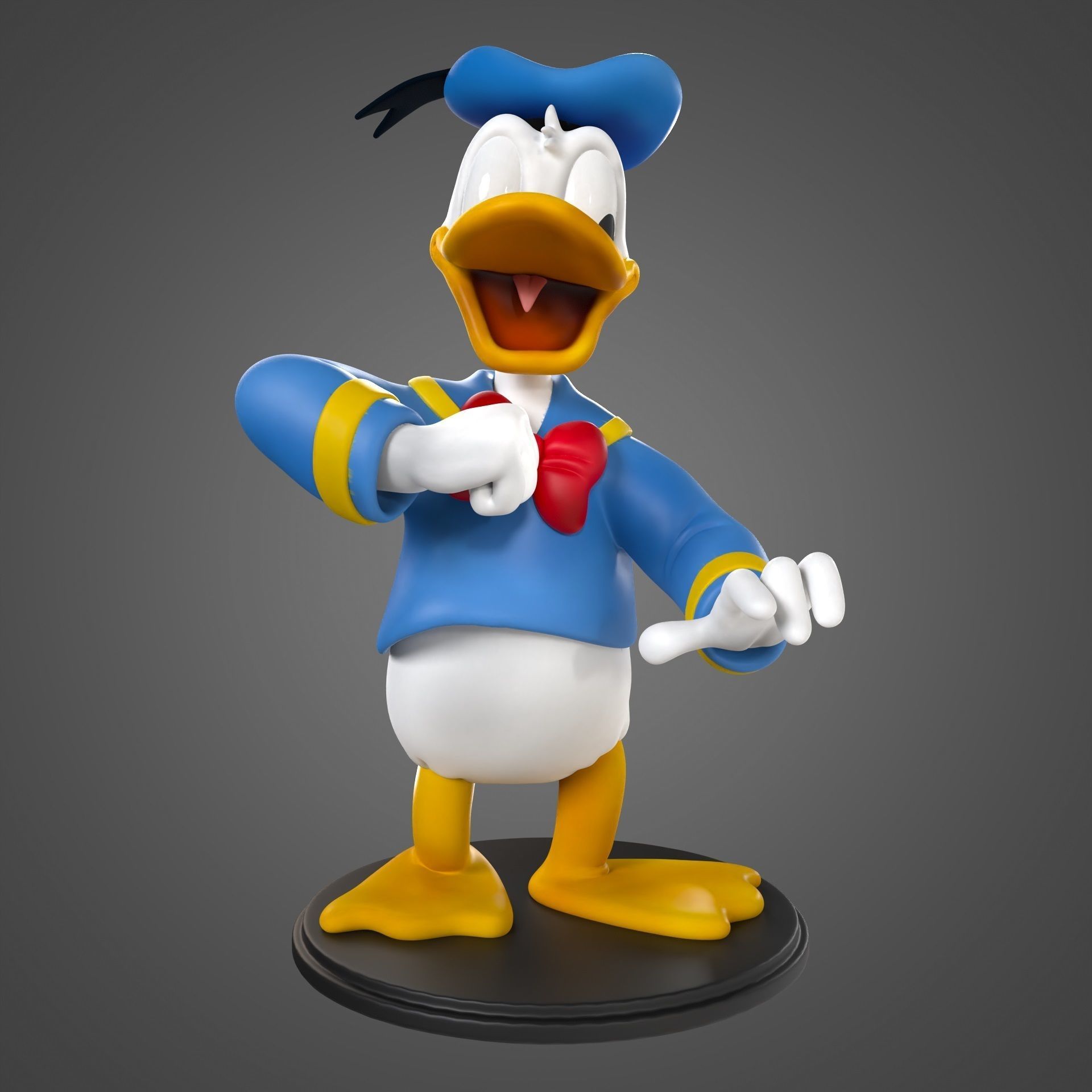 Donald Duck for printing 3D print model_1