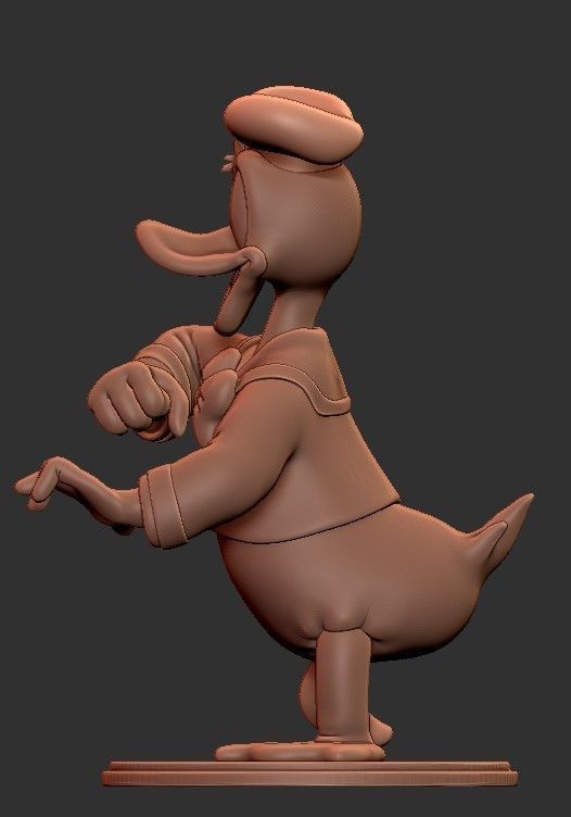 Donald Duck for printing 3D print model_10