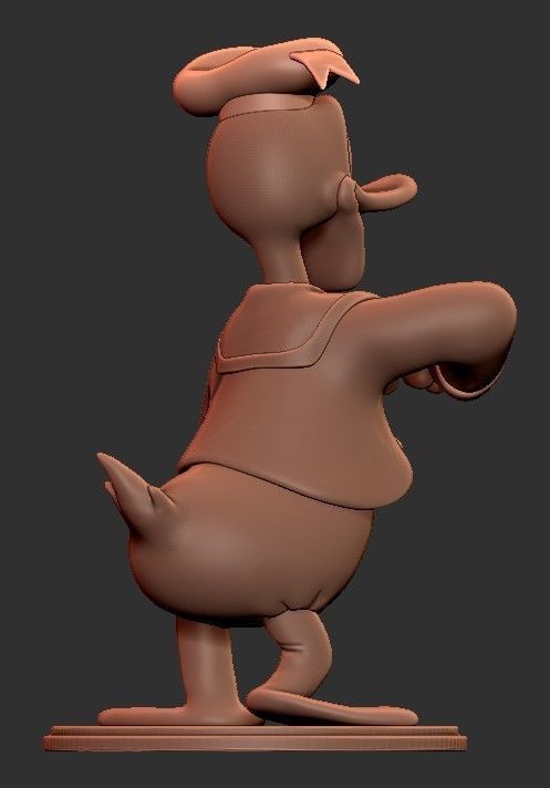 Donald Duck for printing 3D print model_7