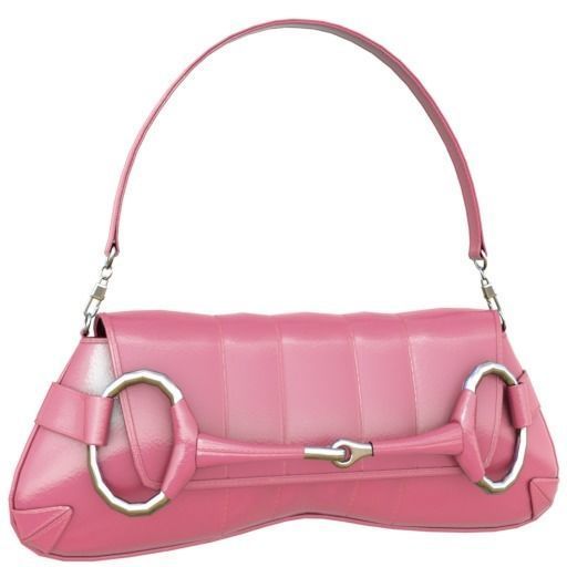 Gucci horsebit chain shoulder bag - 3D MODEL Low-poly 3D model_28