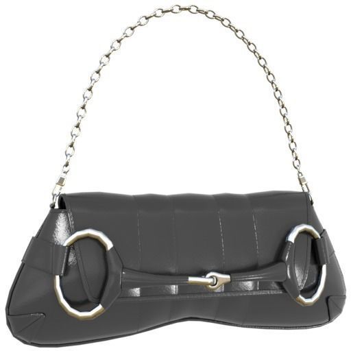 Gucci horsebit chain shoulder bag - 3D MODEL Low-poly 3D model_12