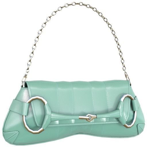 Gucci horsebit chain shoulder bag - 3D MODEL Low-poly 3D model_5