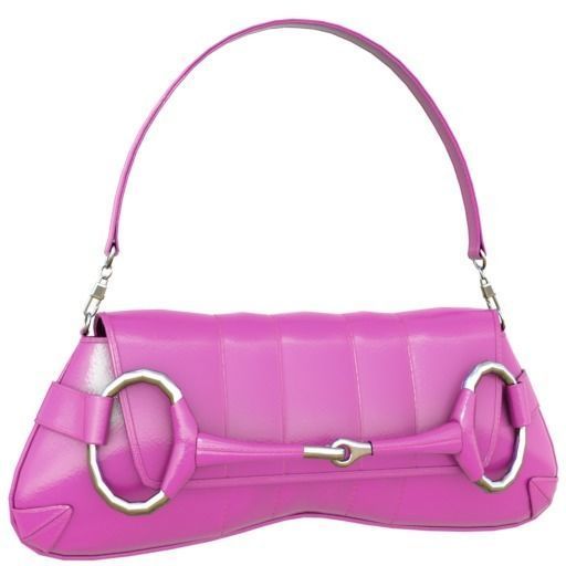 Gucci horsebit chain shoulder bag - 3D MODEL Low-poly 3D model_20