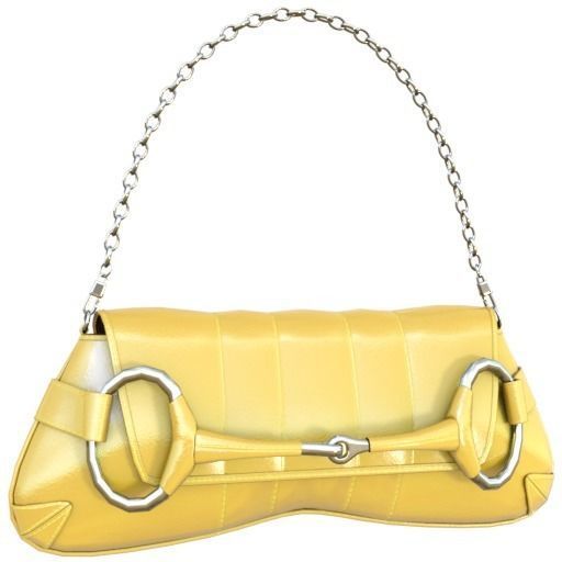 Gucci horsebit chain shoulder bag - 3D MODEL Low-poly 3D model_42