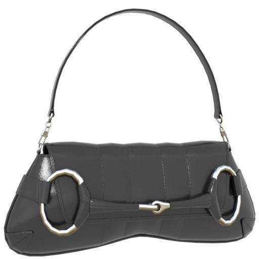 Gucci horsebit chain shoulder bag - 3D MODEL Low-poly 3D model_13