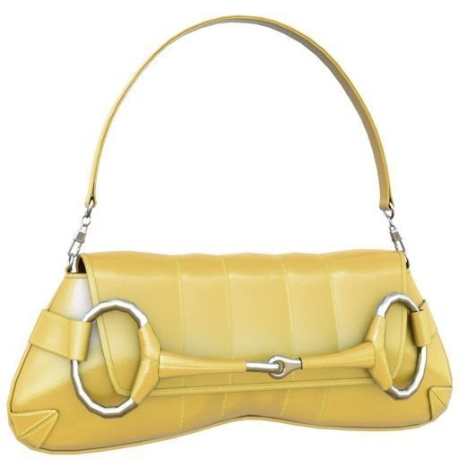 Gucci horsebit chain shoulder bag - 3D MODEL Low-poly 3D model_43