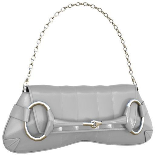 Gucci horsebit chain shoulder bag - 3D MODEL Low-poly 3D model_18
