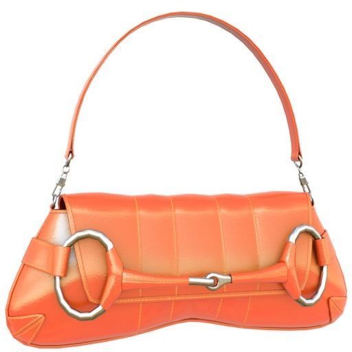 Gucci horsebit chain shoulder bag - 3D MODEL Low-poly 3D model_27