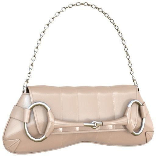 Gucci horsebit chain shoulder bag - 3D MODEL Low-poly 3D model_8