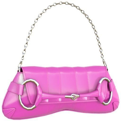 Gucci horsebit chain shoulder bag - 3D MODEL Low-poly 3D model_21