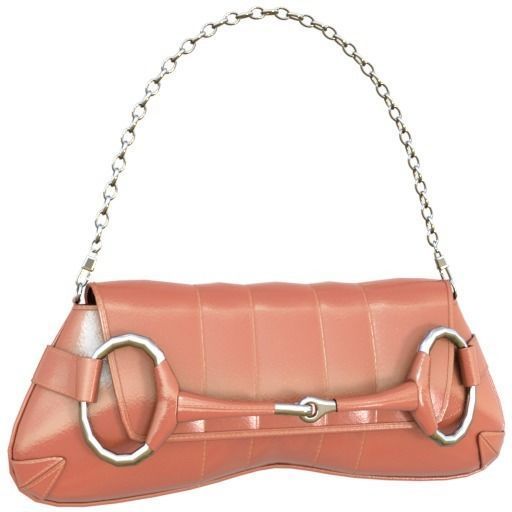 Gucci horsebit chain shoulder bag - 3D MODEL Low-poly 3D model_17