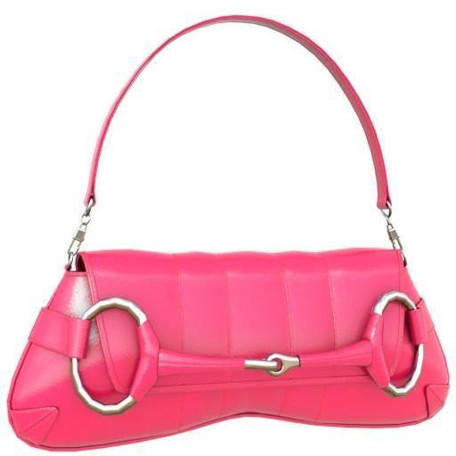 Gucci horsebit chain shoulder bag - 3D MODEL Low-poly 3D model_36