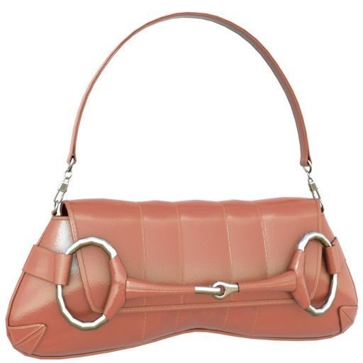 Gucci horsebit chain shoulder bag - 3D MODEL Low-poly 3D model_16