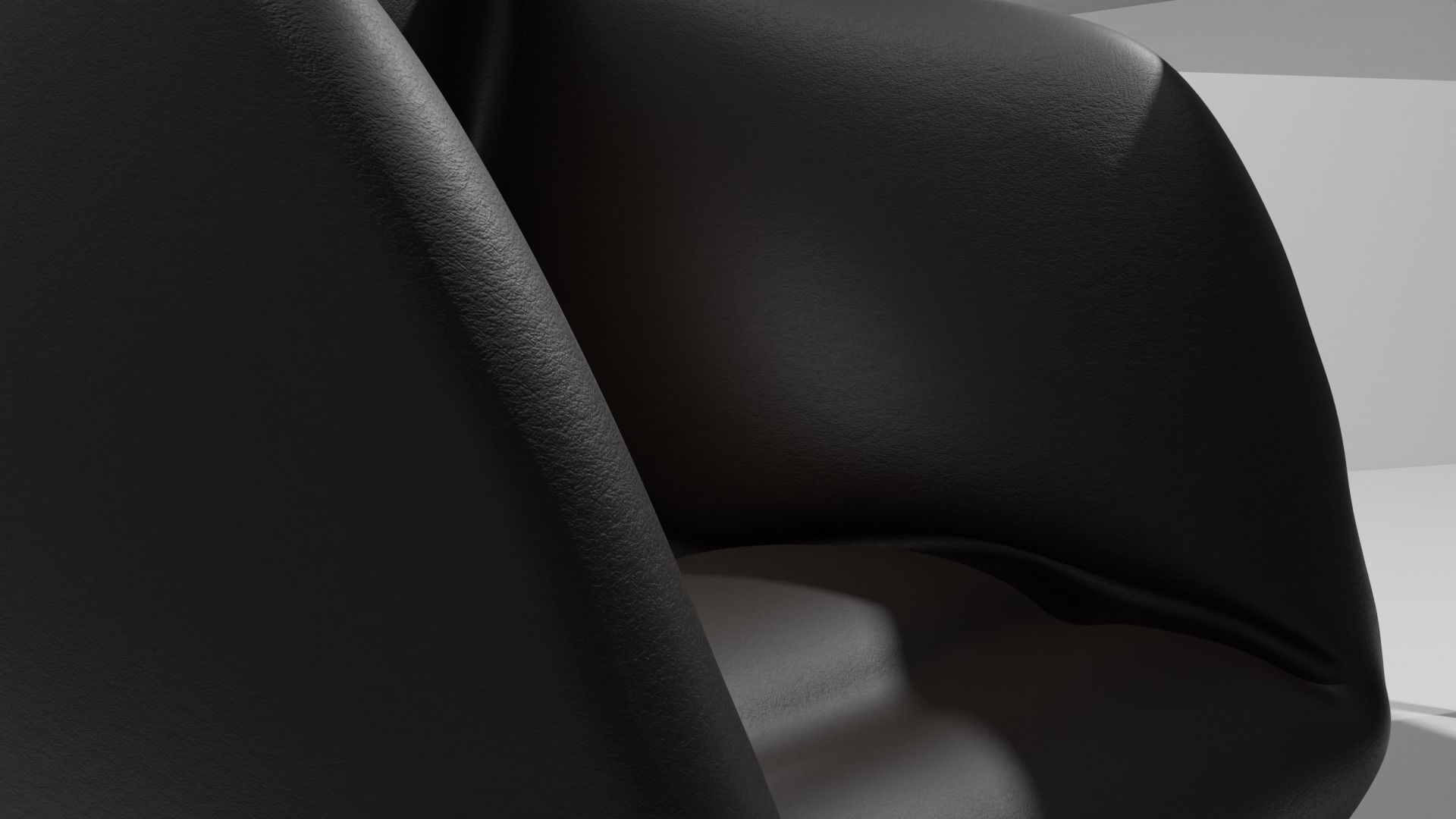 luxury chair  Free low-poly 3D model_4