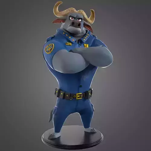 Chief Bogo for printing 3D print model