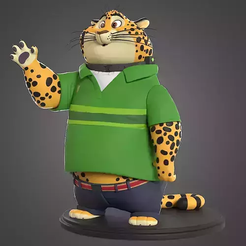 Clawhauser for printing 3D print model