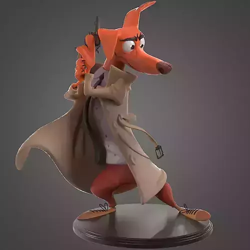 Detective Dog for printing