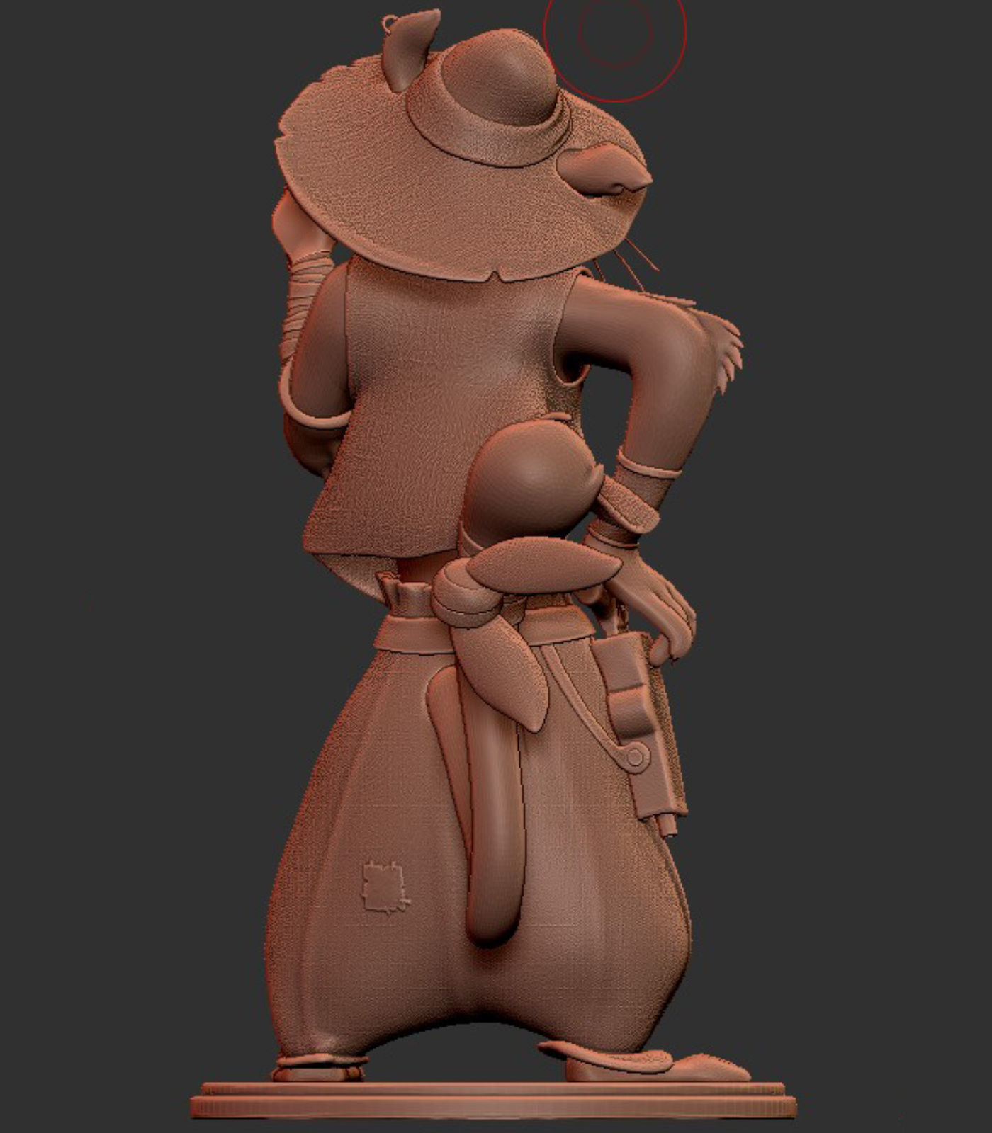 Pirate Cat for printing Free 3D print model_9