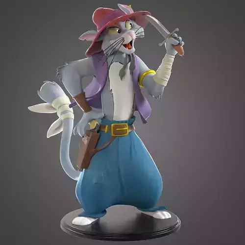 Pirate Cat for printing Free 3D print model Pirate Cat for printing Free 3D print model