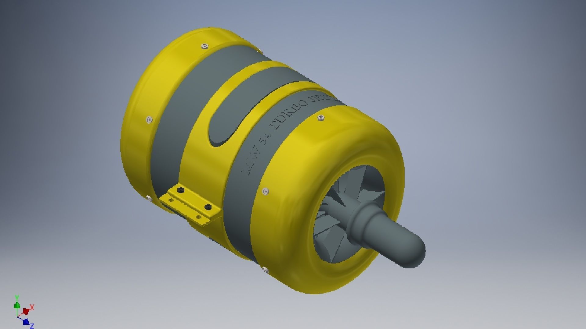 Jet Engine 3D model 3D model_7