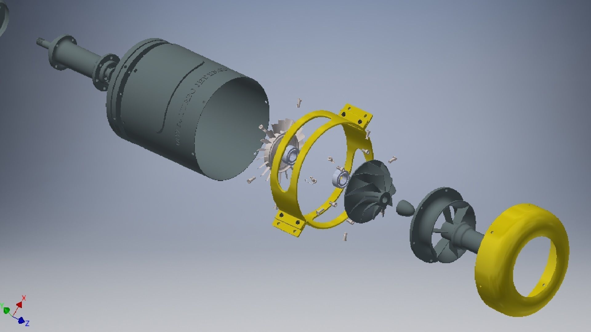 Jet Engine 3D model 3D model_4