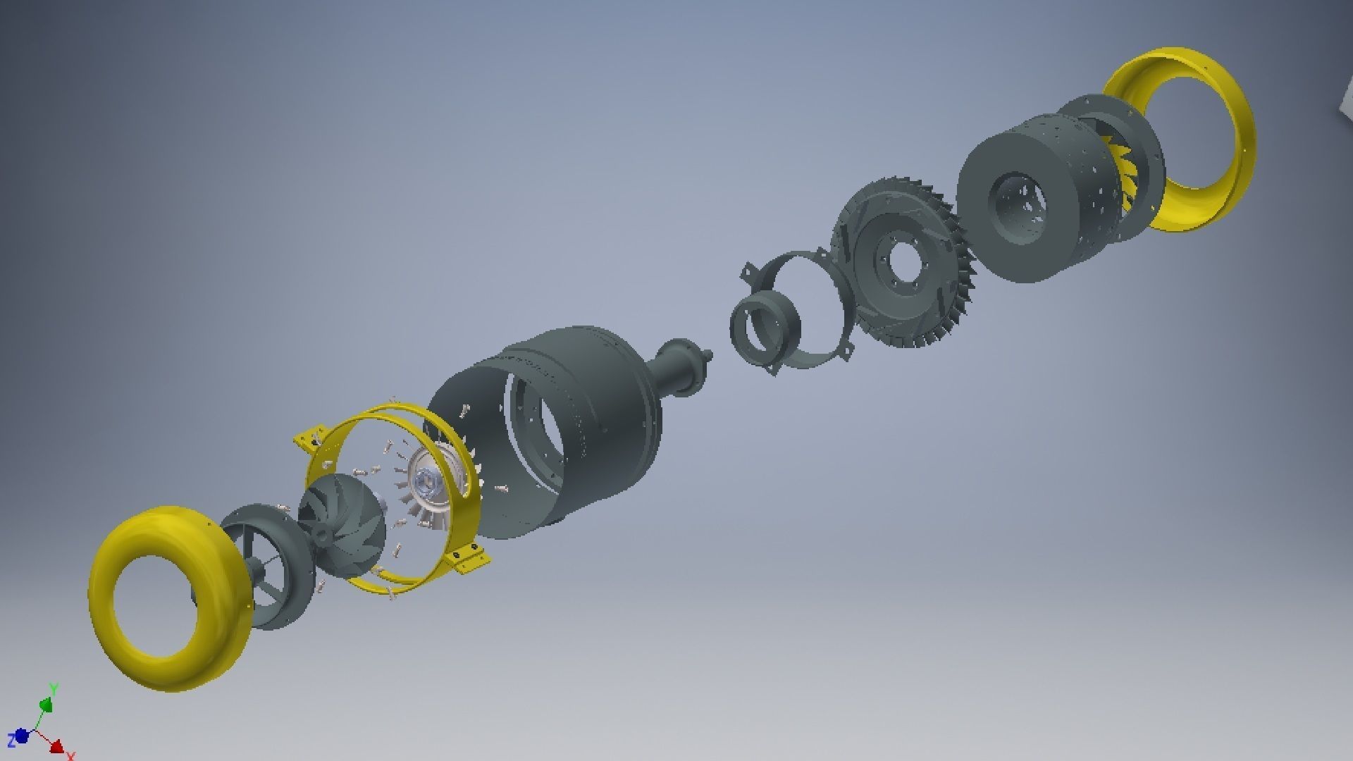 Jet Engine 3D model 3D model_11