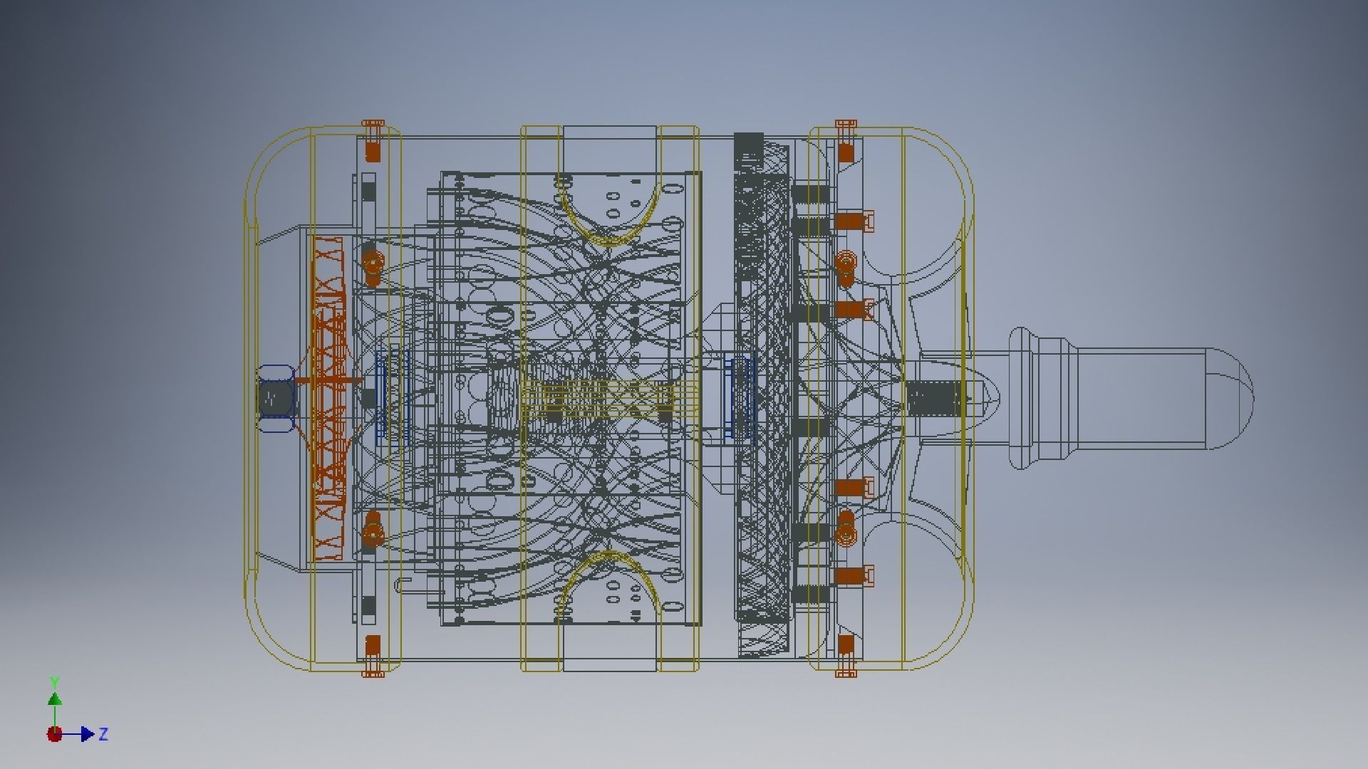 Jet Engine 3D model 3D model_8