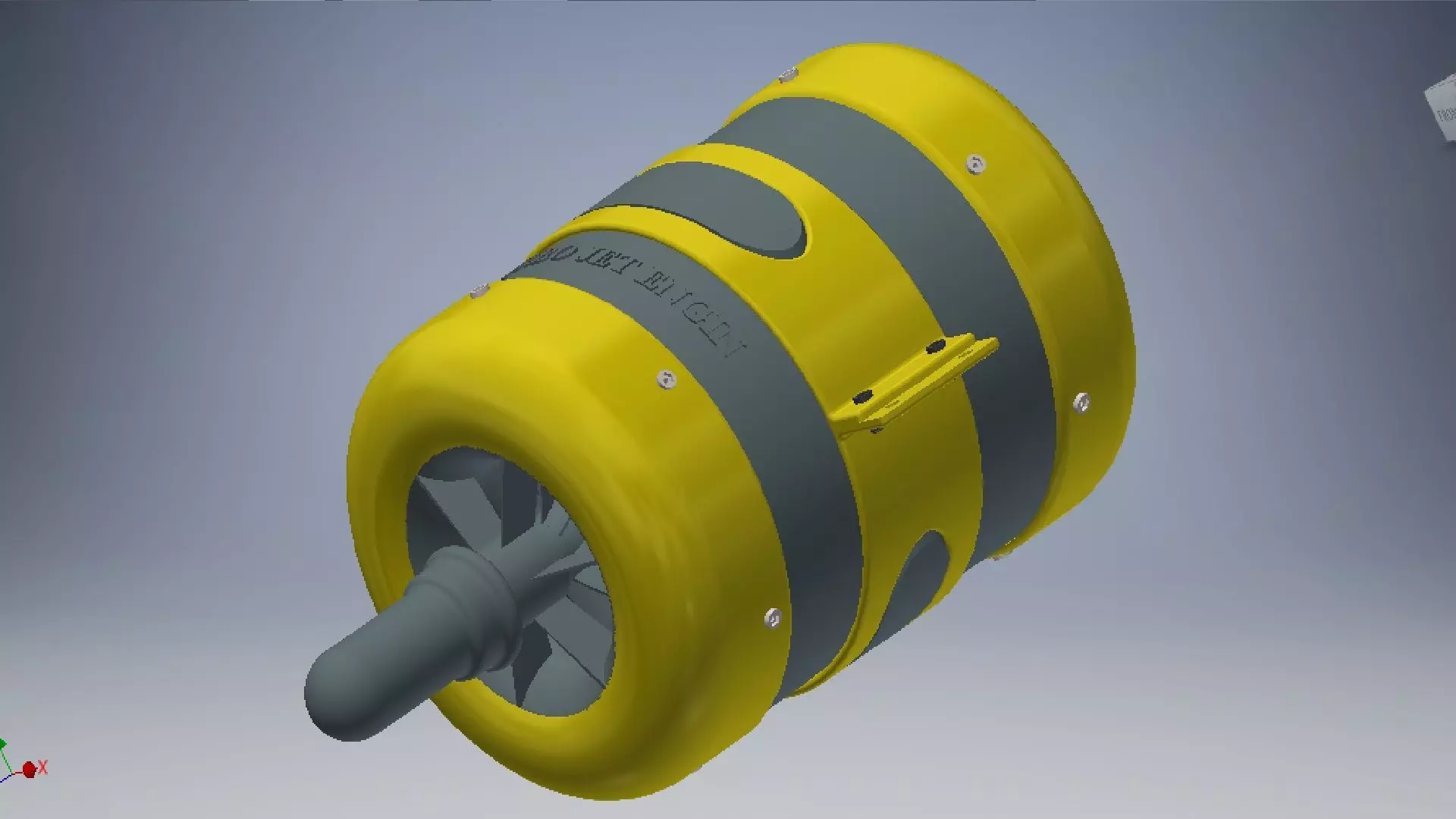 Jet Engine 3D model 3D model_0